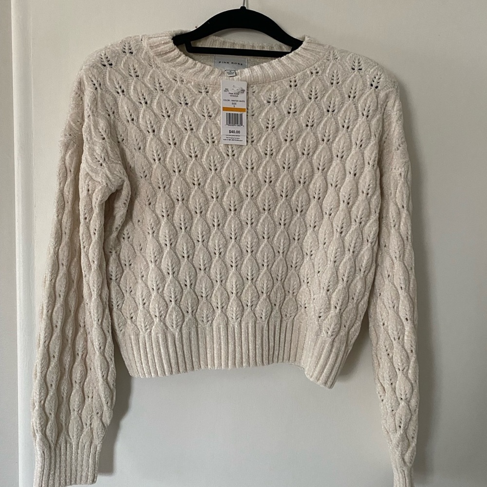 Soft white sweater